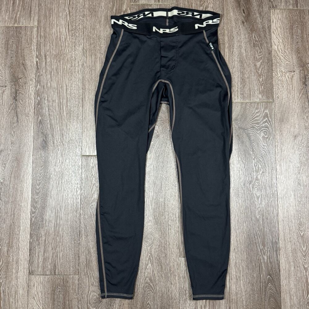 NRS Pants Mens L Tights Base Layer Paddling High Stretch Drysuit Nylon Spandex